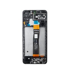 Modul Display LCD cu Touchscreen și Ramă pentru Samsung Galaxy A04s (A047F), Negru