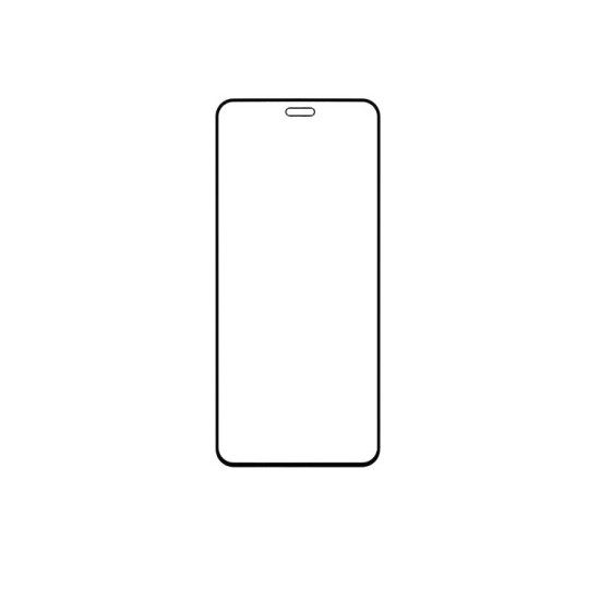 Folie de Protecție Sticlă Securizată pentru Apple iPhone 12 / 12 Pro, Black (Bulk) (Bakr, 57983113056) by www.silkase.ro