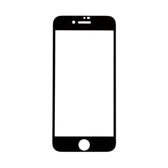 Folie de Protecție din Sticlă Securizată pentru Apple iPhone 7/8/SE 2020/SE 2022, Black (Bulk) (Bakr, 57983113064) by www.silkase.ro