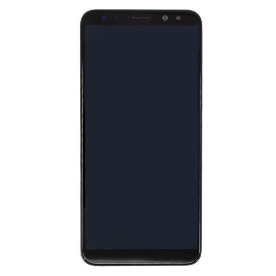 Modul Display LCD cu Touchscreen și Ramă pentru Huawei Mate 10 Lite, Negru (Fără Logo) (Bakr, 57983113193) by www.silkase.ro