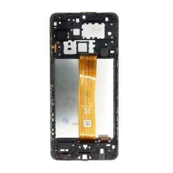 Modul Display LCD cu Touchscreen și Ramă pentru Samsung Galaxy A12 (A125), Negru