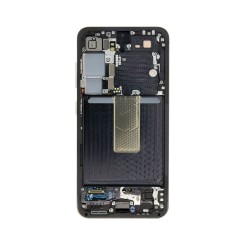 Display LCD Samsung Galaxy S23 (S911) cu Touchscreen și Ramă, Phantom Black - Service Pack Original