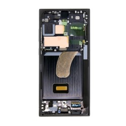 Ansamblu Display LCD, Touchscreen si Rama pentru Samsung Galaxy S23 Ultra (S918), Phantom Black, Service Pack Original Ansamblu Display LCD, Touchscreen si Rama pentru Samsung Galaxy S23 Ultra (S918), Phantom Black, Service Pack Original