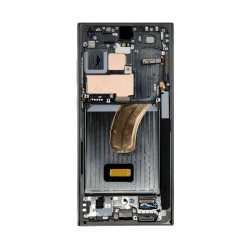 Display LCD Samsung Galaxy S23 Ultra S918 cu Touch Unit si Rama Verde (Service Pack)