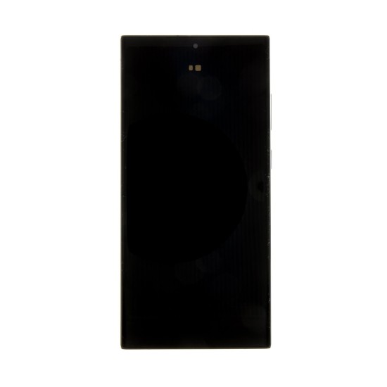 Display LCD Samsung Galaxy S23 Ultra S918 cu Touch Unit si Rama Verde (Service Pack) (Bakr, GH82-30466C) by www.silkase.ro