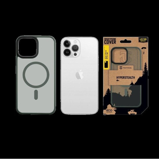 Husa Tactical MagForce Hyperstealth pentru iPhone 13 Pro Max, Verde (Forest Green) (Bakr, 57983113554) by www.silkase.ro
