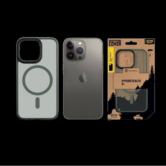 Husa Tactical MagForce Hyperstealth pentru iPhone 13 Pro, Verde (Forest Green) (Bakr, 57983113558) by www.silkase.ro
