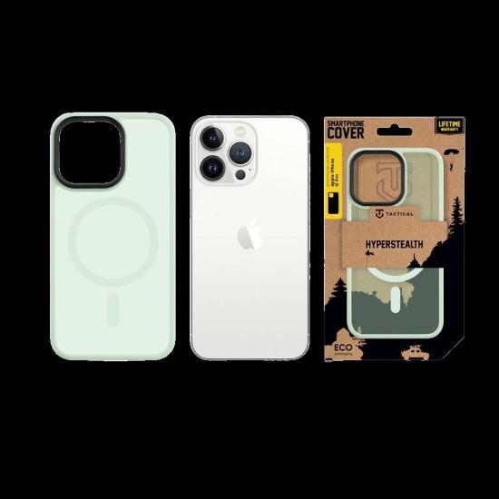 Husa Tactical MagForce Hyperstealth pentru iPhone 13 Pro, Verde (Beach Green) (Bakr, 57983113559) by www.silkase.ro