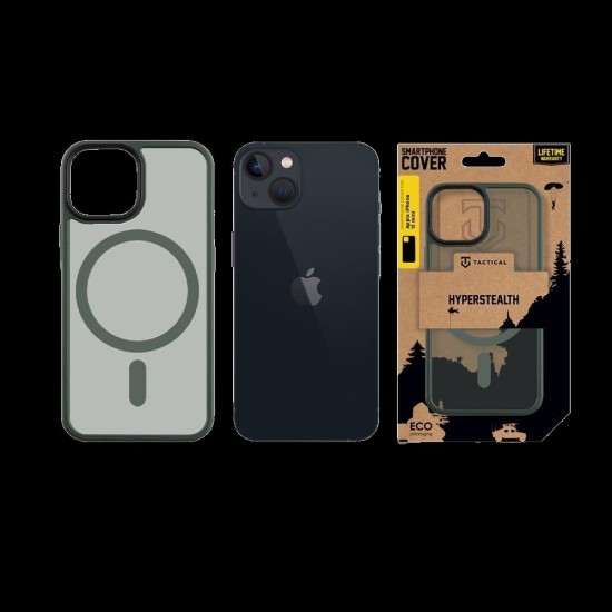 Husă Tactical MagForce Hyperstealth pentru Apple iPhone 13 mini, MagSafe, Forest Green Husă Tactical MagForce Hyperstealth pentru Apple iPhone 13 mini, MagSafe, Forest Green (Bakr, 57983113566) by www.silkase.ro