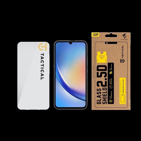 Folie de Sticlă Tactical Glass Shield 2.5D pentru Samsung Galaxy A34 5G, Transparentă (Bakr, 57983113673) by www.silkase.ro