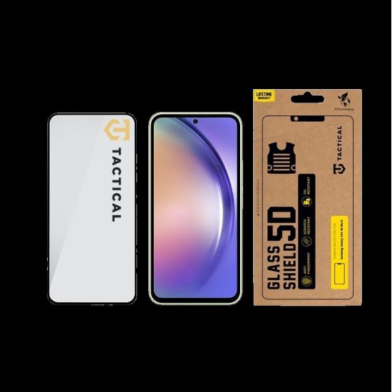 Folie de Sticlă 5D Tactical Glass Shield pentru Samsung Galaxy A54 5G, Neagră Folie de Sticlă 5D Tactical Glass Shield pentru Samsung Galaxy A54 5G, Neagră (Bakr, 57983113675) by www.silkase.ro