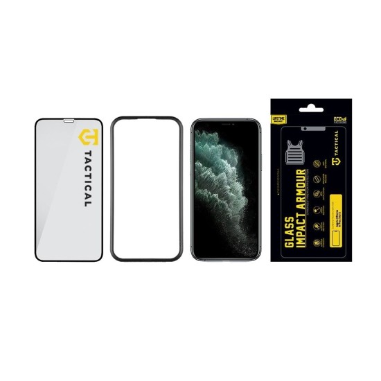 Folie de Sticlă Tactical Glass Impact Armour pentru Apple iPhone 11 Pro / XS / X (Bakr, 57983114107) by www.silkase.ro