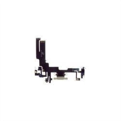 Cablu Flex cu Mufă de Încărcare pentru iPhone 14, Conector Port Alimentare și Date, Culoare Starlight Cablu Flex cu Mufă de Încărcare pentru iPhone 14, Conector Port Alimentare și Date, Culoare Starlight