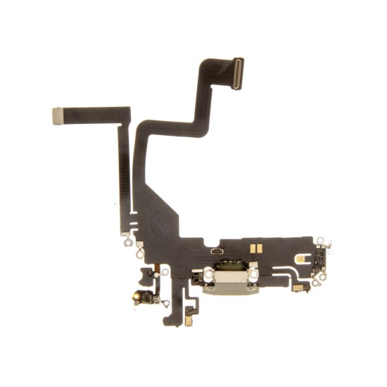 Modul Flex cu Conector Încărcare (Dock) pentru iPhone 14 Pro, Argintiu Modul Flex cu Conector Încărcare (Dock) pentru iPhone 14 Pro, Argintiu (Bakr, 57983114359) by www.silkase.ro