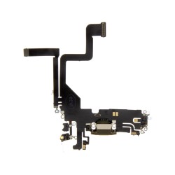 Mufa Incarcare si Cablu Flex iPhone 14 Pro, Gold - Calitate Premium