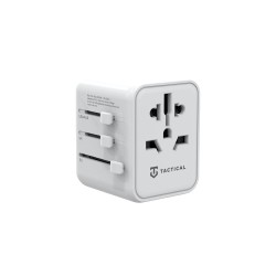 Adaptor de Călătorie Tactical PTP Travel Adapter, Alb Adaptor de Călătorie Tactical PTP Travel Adapter, Alb