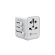 Adaptor de Călătorie Tactical PTP Travel Adapter, Alb Adaptor de Călătorie Tactical PTP Travel Adapter, Alb (Bakr, 57983114716) by www.silkase.ro