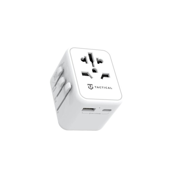 Adaptor de Călătorie Tactical PTP Travel Adapter, Alb Adaptor de Călătorie Tactical PTP Travel Adapter, Alb (Bakr, 57983114716) by www.silkase.ro