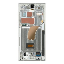 Ecran Complet cu Ramă Samsung Galaxy S23 Ultra S918, Lime / Sky Blue, Service Pack Original