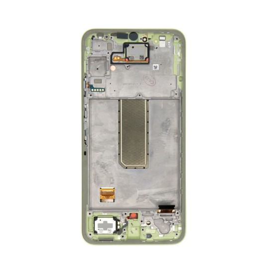 Modul Display LCD cu Touchscreen și Ramă pentru Samsung Galaxy A34 5G, Verde (Awesome Lime) (Service Pack) (Bakr, GH82-31200C) by www.silkase.ro