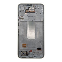 Modul Display LCD cu Touchscreen și Ramă pentru Samsung Galaxy A34 5G, Argintiu (Awesome Silver) (Service Pack) Modul Display LCD cu Touchscreen și Ramă pentru Samsung Galaxy A34 5G, Argintiu (Awesome Silver) (Service Pack)