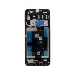 Modul Display LCD cu Touchscreen și Ramă pentru Samsung Galaxy A14 4G (A145), Negru (Service Pack)