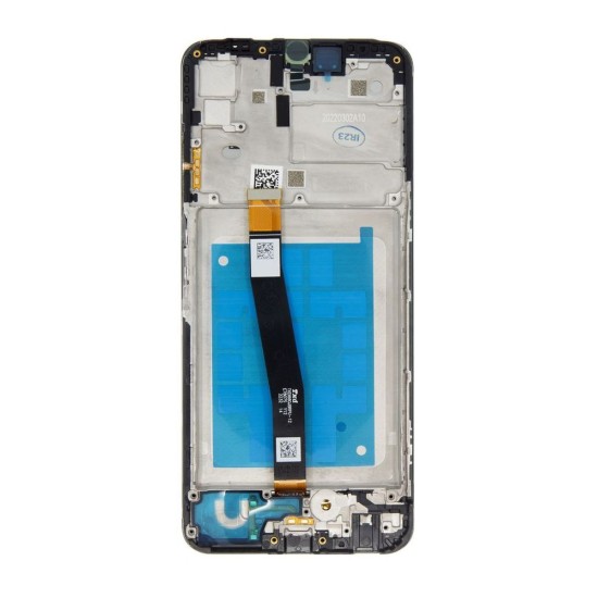 Modul Display LCD cu Touchscreen și Ramă pentru Samsung Galaxy A22 5G (A226), Negru (Bakr, 57983115262) by www.silkase.ro