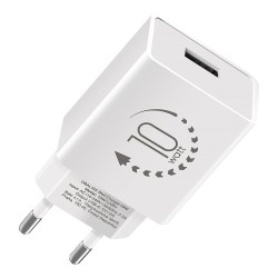 Încărcător Rețea OBAL:ME 10W USB-A, Alb