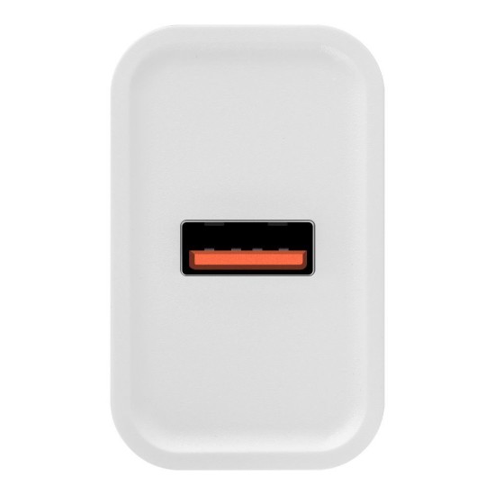 Încărcător de Rețea OBAL:ME Wall Charger USB-A 18W White (Bakr, 18W1UWH) by www.silkase.ro