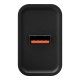 Încărcător de Rețea OBAL:ME Wall Charger USB-A 18W, Black (Încărcătoare Rețea, 18W1UBL) by www.silkase.ro