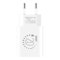 Încărcător de rețea OBAL:ME USB-C 20W White