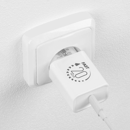 Încărcător de rețea OBAL:ME USB-C 20W White Încărcător de rețea OBAL:ME USB-C 20W White (Încărcătoare Rețea, 20W1CWH) by www.silkase.ro