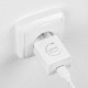 Pachet Încărcător Rețea OBAL:ME 10W USB-A + Cablu USB-A la USB-C 1m, Alb (Bakr, 10W1UWH-C) by www.silkase.ro