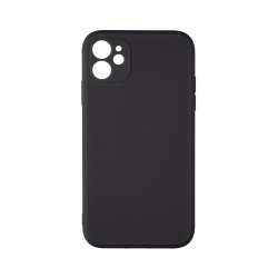 Husa OBAL:ME Matte TPU pentru Apple iPhone 11, Neagra