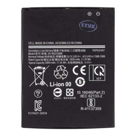 Acumulator Baterie Samsung Galaxy Xcover 5 (EB-BG525BBE), 3000mAh Li-Ion (OEM) (Bakr, 57983115851) by www.silkase.ro