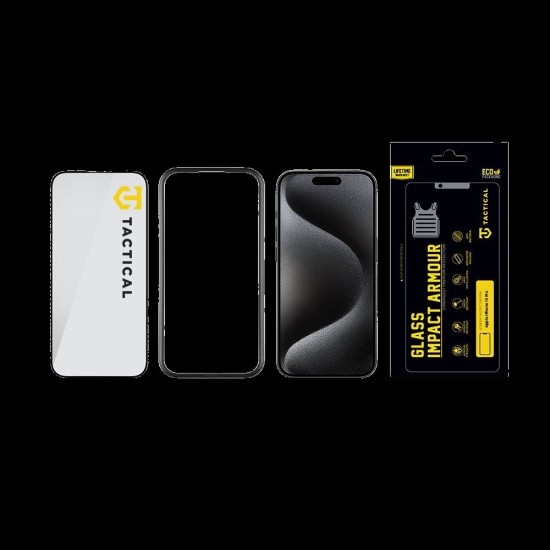 Folie de Sticlă Tactical Glass Impact Armour pentru Apple iPhone 15 Pro Folie de Sticlă Tactical Glass Impact Armour pentru Apple iPhone 15 Pro (Bakr, 57983115938) by www.silkase.ro