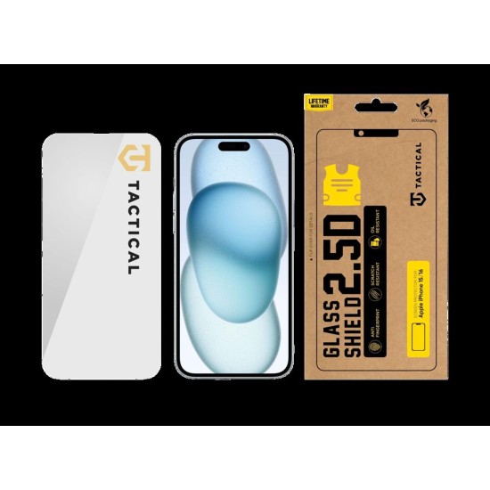 Folie de Sticlă Tactical Glass Shield 2.5D pentru Apple iPhone 15 / 16, Transparentă Folie de Sticlă Tactical Glass Shield 2.5D pentru Apple iPhone 15 / 16, Transparentă (Bakr, 57983115941) by www.silkase.ro