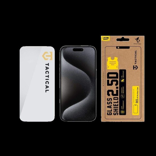 Folie de Sticlă Tactical Glass Shield 2.5D pentru Apple iPhone 15 Pro, Transparentă Folie de Sticlă Tactical Glass Shield 2.5D pentru Apple iPhone 15 Pro, Transparentă (Bakr, 57983115942) by www.silkase.ro