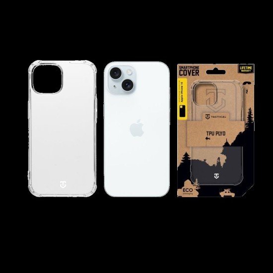 Husa Tactical TPU Plyo pentru Apple iPhone 15, Transparentă Husa Tactical TPU Plyo pentru Apple iPhone 15, Transparentă (Bakr, 57983115998) by www.silkase.ro