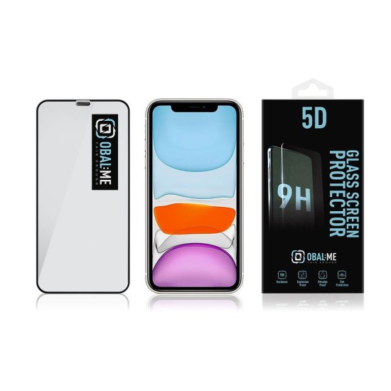 Folie de Sticlă 5D OBAL:ME pentru Apple iPhone 11 / XR, Neagră Folie de Sticlă 5D OBAL:ME pentru Apple iPhone 11 / XR, Neagră (Bakr, 57983116076) by www.silkase.ro