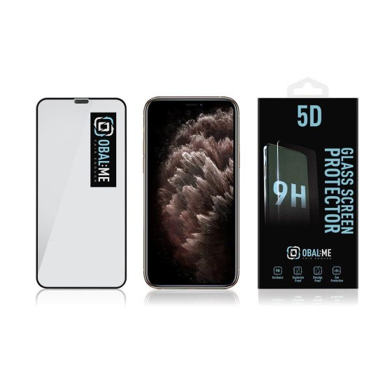 Folie de Sticlă 5D OBAL:ME pentru Apple iPhone 11 Pro / XS / X, Neagră Folie de Sticlă 5D OBAL:ME pentru Apple iPhone 11 Pro / XS / X, Neagră (Bakr, 57983116077) by www.silkase.ro