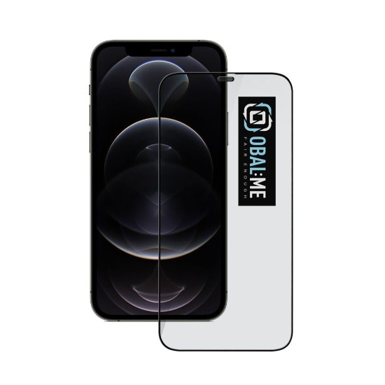 Folie de Sticlă 5D OBAL:ME pentru Apple iPhone 12 Pro Max, Neagră (Bakr, 57983116081) by www.silkase.ro