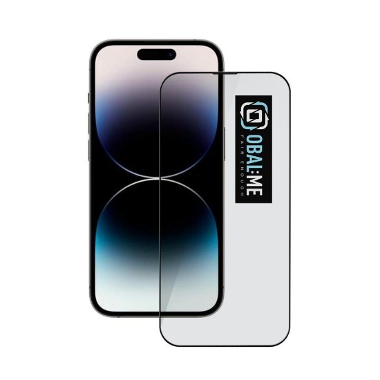 Folie de Sticlă 5D OBAL:ME pentru Apple iPhone 14 Pro, Neagră (Bakr, 57983116085) by www.silkase.ro