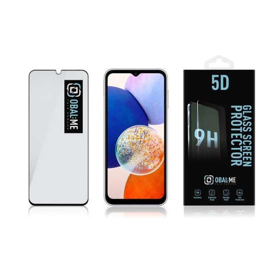 Folie de Protecție Sticlă 5D OBAL:ME pentru Samsung Galaxy A14 4G/5G, Black Folie de Protecție Sticlă 5D OBAL:ME pentru Samsung Galaxy A14 4G/5G, Black (Bakr, 57983116090) by www.silkase.ro