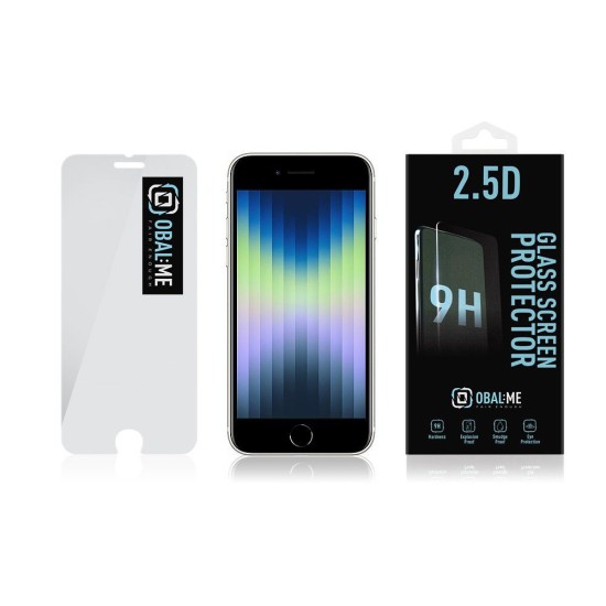 Folie de Sticlă OBAL:ME 2.5D pentru Apple iPhone 7 / 8 / SE (2020) / SE (2022), Transparentă (Bakr, 57983116110) by www.silkase.ro