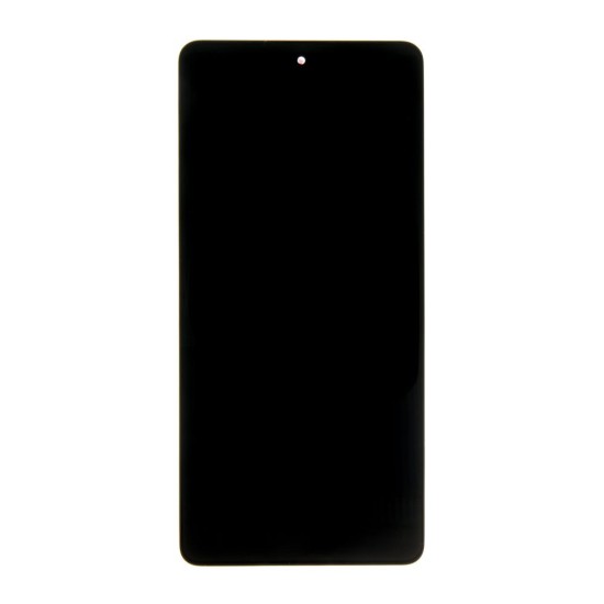 Modul Display LCD cu Touchscreen și Ramă pentru Poco X5 Pro 5G, Negru (Service Pack) (Bakr, 5600010M2000) by www.silkase.ro