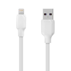 Cablu OBAL:ME Simple USB-A la Lightning, 1m, Alb