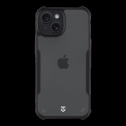 Husa Tactical Quantum Stealth pentru Apple iPhone 15, Transparent/Negru