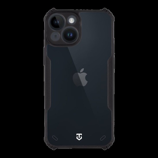 Husa Tactical Quantum Stealth pentru Apple iPhone 13 mini, Transparent/Negru (Bakr, 57983116298) by www.silkase.ro