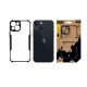 Husa Tactical Quantum Stealth pentru Apple iPhone 13 mini, Transparent/Negru (Bakr, 57983116298) by www.silkase.ro